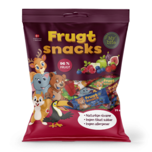 Frugt Snacks Mix pose