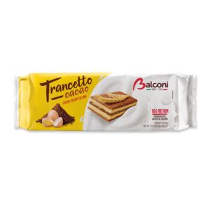 Balconi Trancetto Cacao 280 g med blød kage og kakao-creme i emballage